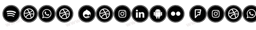 Mono Social Icons字体转换